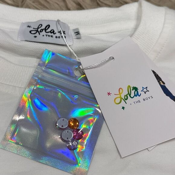 Lola and the Boys Mama Jeweled Sweatshirt size medium - Picture 3 of 5